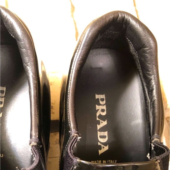 PRADA - Men’s Patent Leather Shoes - Size 9.5 US/8.5 UK - Picture 6 of 7